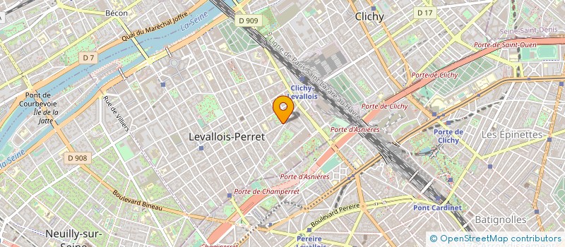 localisation de l'entreprise SV2P à LEVALLOIS-PERRET