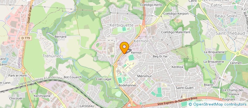 localisation de l'entreprise SV3D à VANNES