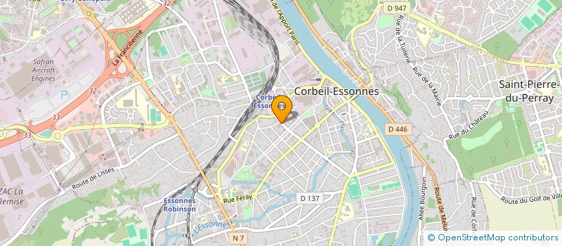 localisation de l'entreprise SVA à CORBEIL-ESSONNES