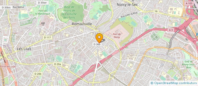 localisation de l'entreprise SVA CONSTRUCTION à ROMAINVILLE