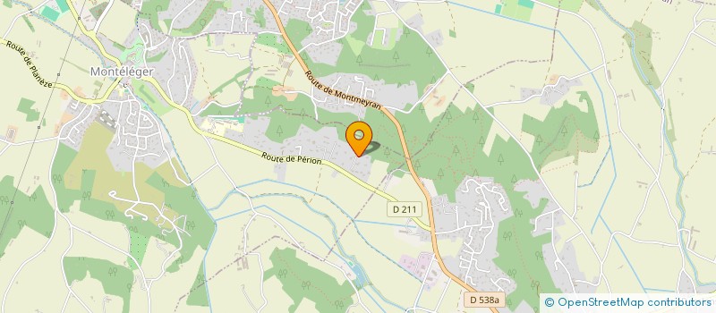 localisation de l'entreprise SVA FINANCE  MONTELEGER