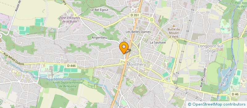 localisation de l'entreprise SVA MENUISERIE  MONTLHERY