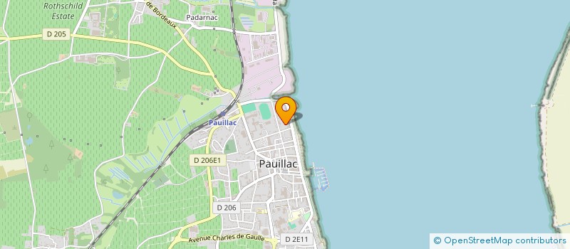 localisation de l'entreprise SVA - SERVICES VITICOLES AGRICOLES à PAUILLAC