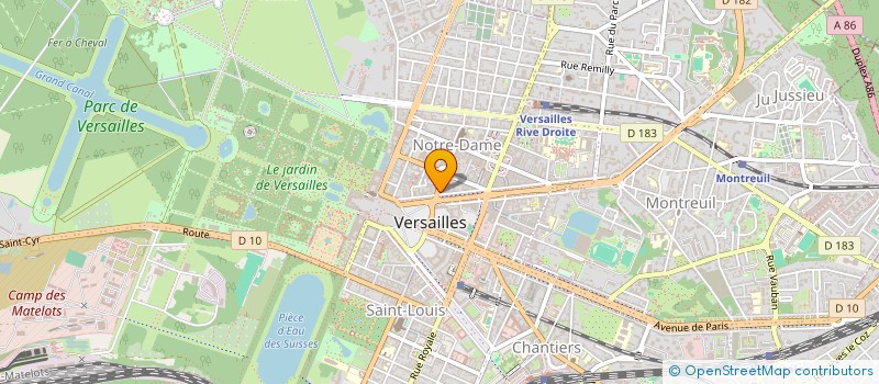 localisation de l'entreprise SVA VERSAILLAISE ADMINISTRATIO à VERSAILLES