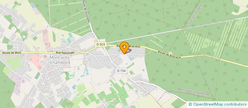 localisation de l'entreprise SVAA  MONT-PRES-CHAMBORD