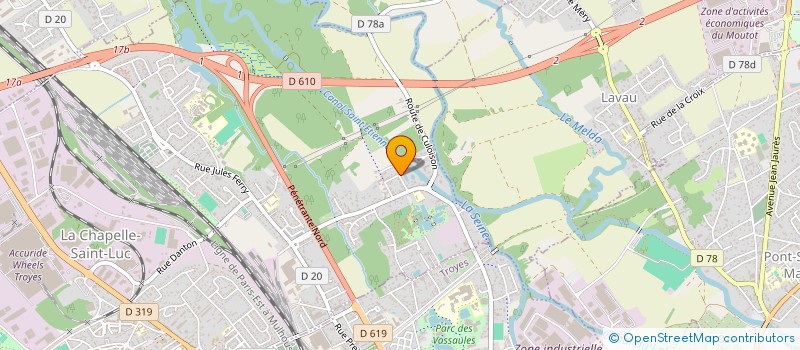 localisation de l'entreprise SVAKOM  LA CHAPELLE-SAINT-LUC