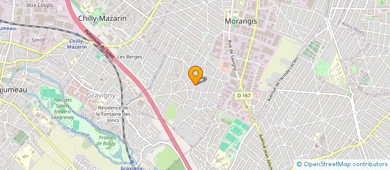 localisation de l'entreprise SVAM à MORANGIS