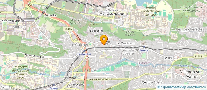 localisation de l'entreprise SVAM LEAD  ORSAY