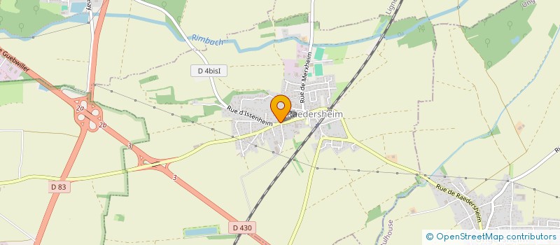 localisation de l'entreprise SVANE  RAEDERSHEIM