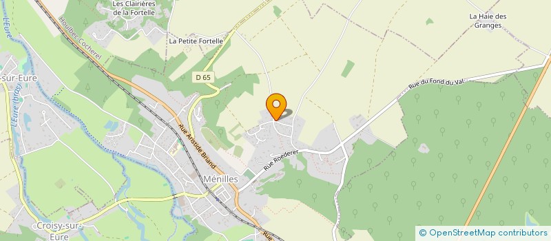 localisation de l'entreprise SVAR  MENILLES