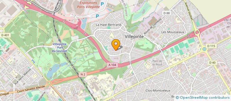 localisation de l'entreprise SVARO à VILLEPINTE