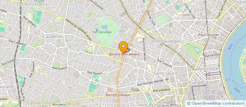 localisation de l'entreprise SVASM IMMOBILIER NOUVELLE AQUITAINE  BORDEAUX