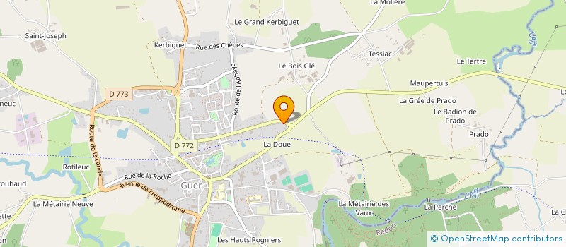 localisation de l'entreprise SVAV  GUER