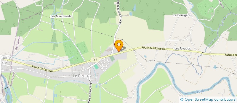 localisation de l'entreprise SVB 24 à ST MARTIAL D ARTENSET
