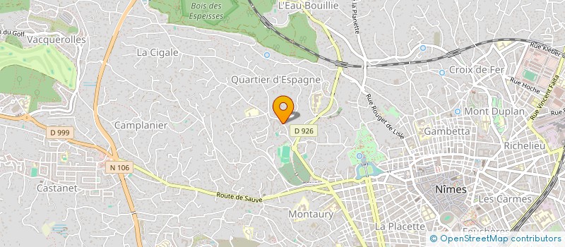 localisation de l'entreprise SVB  NIMES