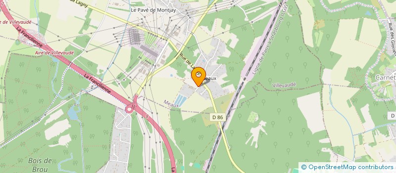 localisation de l'entreprise SVB à VILLEVAUDE