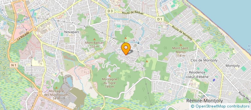 localisation de l'entreprise SVB  CAYENNE