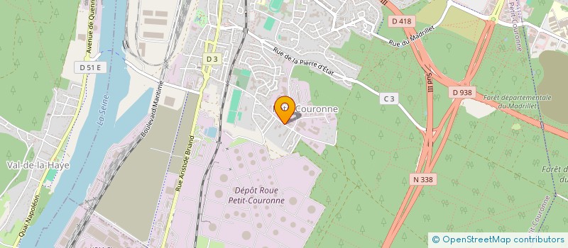 localisation de l'entreprise SVB ARMATURES à PETIT-COURONNE