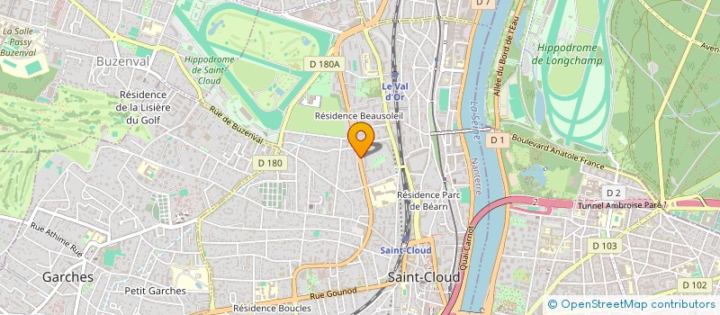 localisation de l'entreprise SVB CONSEIL à SAINT-CLOUD