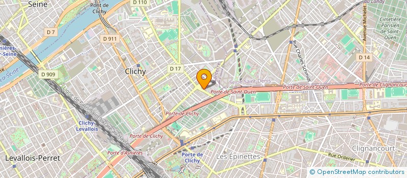 localisation de l'entreprise SVB CONSEIL à CLICHY