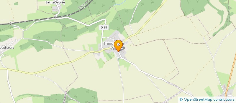 localisation de l'entreprise SVB IMMO  THIEULLOY-LA-VILLE