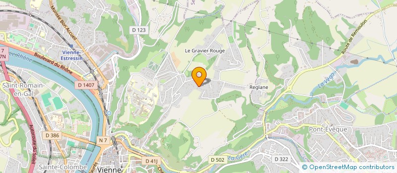 localisation de l'entreprise SVB SOCIETE VIENNOISE DU BATIMENT  JARDIN