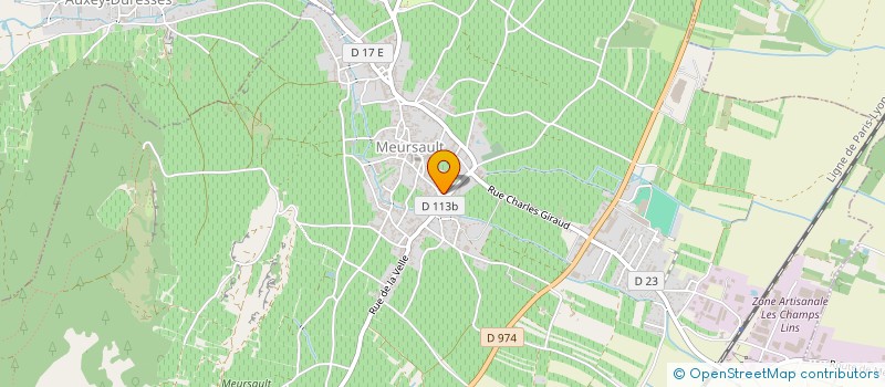 localisation de l'entreprise SVB21  MEURSAULT