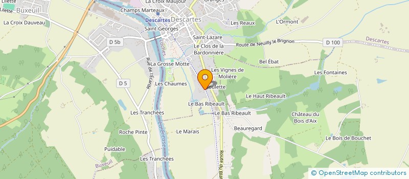 localisation de l'entreprise SVBAO  DESCARTES