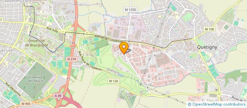 localisation de l'entreprise SVBP à QUETIGNY