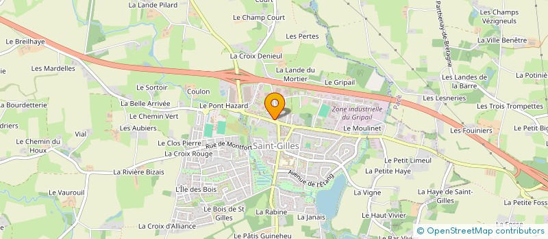 localisation de l'entreprise SVBR IMMO à SAINT-GILLES