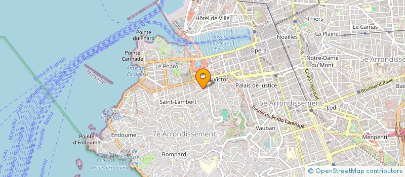 localisation de l'entreprise SVBSM à MARSEILLE