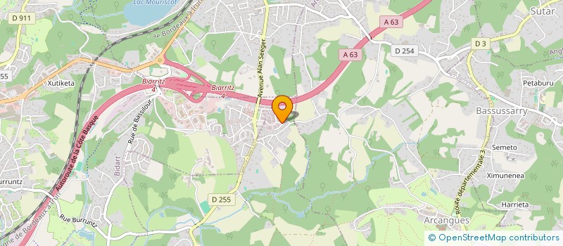 localisation de l'entreprise SVC  ARBONNE