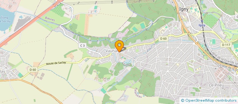 localisation de l'entreprise SVD  VAUHALLAN