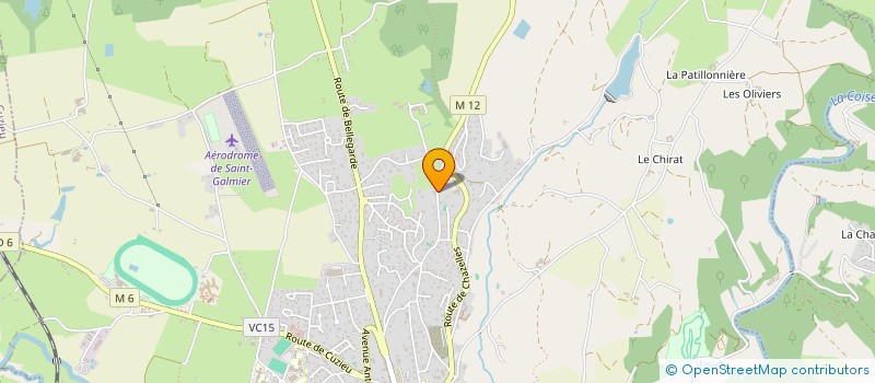 localisation de l'entreprise SVD IMMO  SAINT-GALMIER