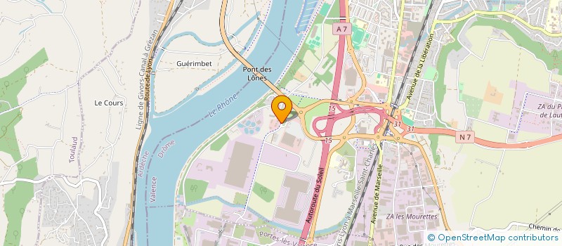 localisation de l'entreprise SVD L'INFORMATION DYNAMIQUE à VALENCE