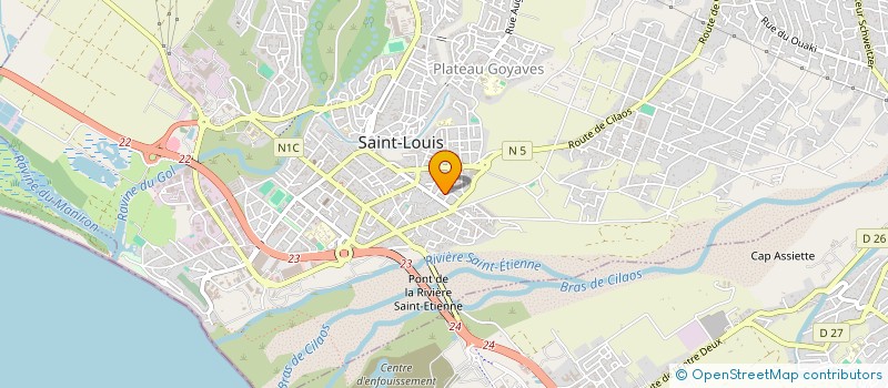 localisation de l'entreprise SVD PEINTURE CONCEPT  SAINT-LOUIS