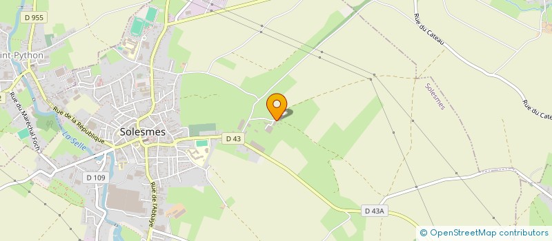 localisation de l'entreprise SVECA à SOLESMES