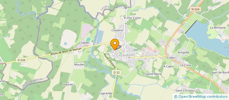 localisation de l'entreprise SVEE IMMO  CAZAUBON