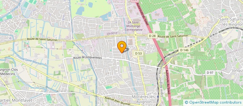 localisation de l'entreprise SVEG STE VAUCLU ENTREP GENERA  MORIERES-LES-AVIGNON