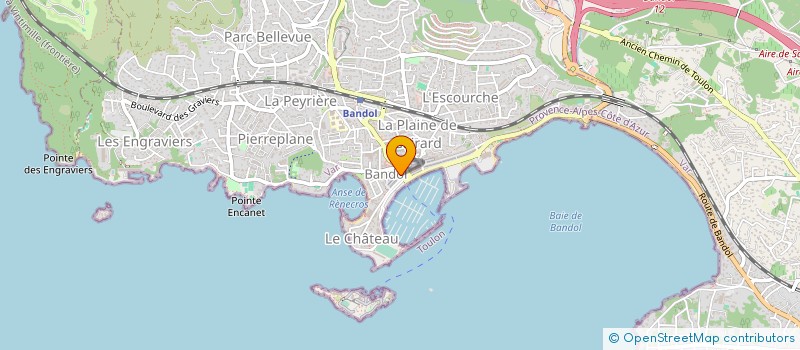 localisation de l'entreprise SVEGGEN à BANDOL