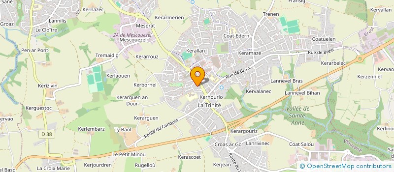 localisation de l'entreprise SVEL ADP  BRECH