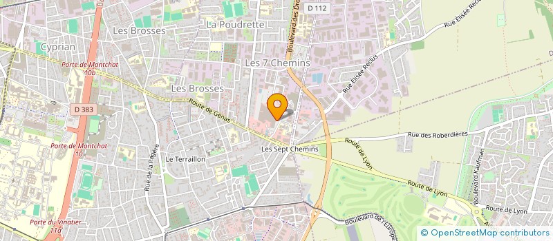 localisation de l'entreprise SVEM à VAULX-EN-VELIN