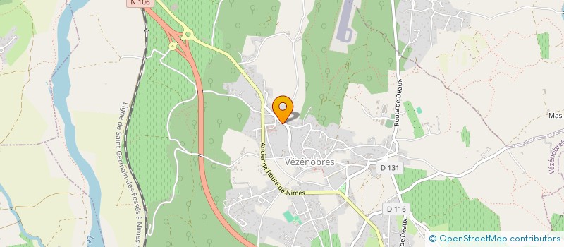 localisation de l'entreprise SVEN  VEZENOBRES