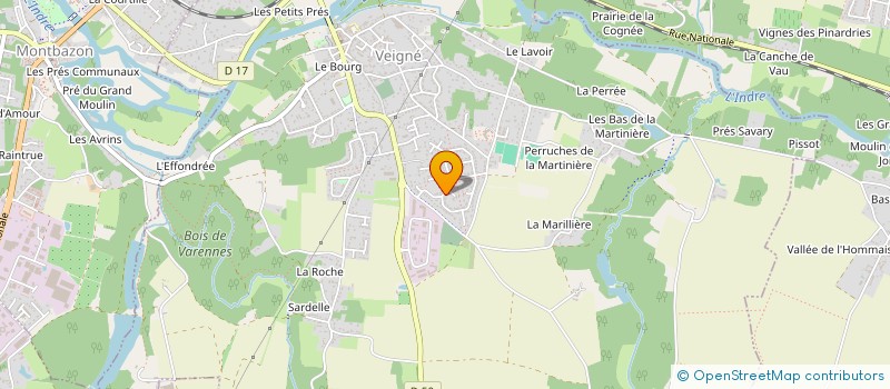 localisation de l'entreprise SVEN  VEIGNE