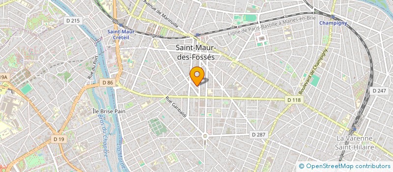 localisation de l'entreprise SVERT GESTION à SAINT-MAUR-DES-FOSSES