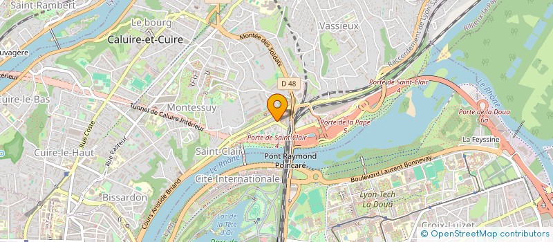 localisation de l'entreprise SVETA DISCOUNT  CALUIRE-ET-CUIRE