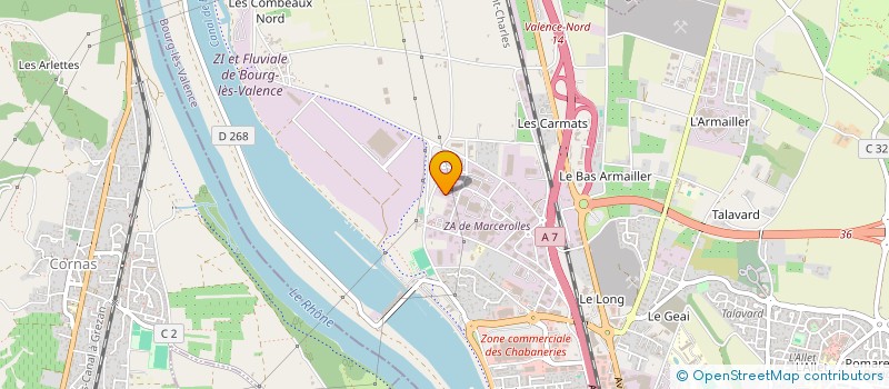 localisation de l'entreprise SVETLANA  BOURG-LES-VALENCE