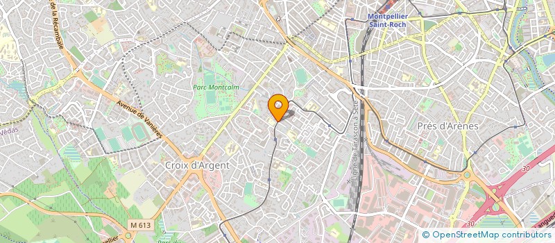 localisation de l'entreprise SVH ENERGIE OCCITANIE à MONTPELLIER