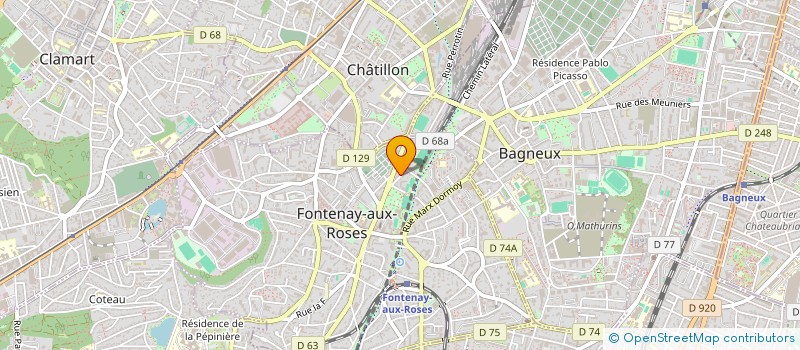 localisation de l'entreprise SVI à FONTENAY-AUX-ROSES