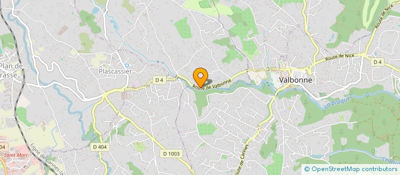 localisation de l'entreprise SVI  CHATEAUNEUF-GRASSE